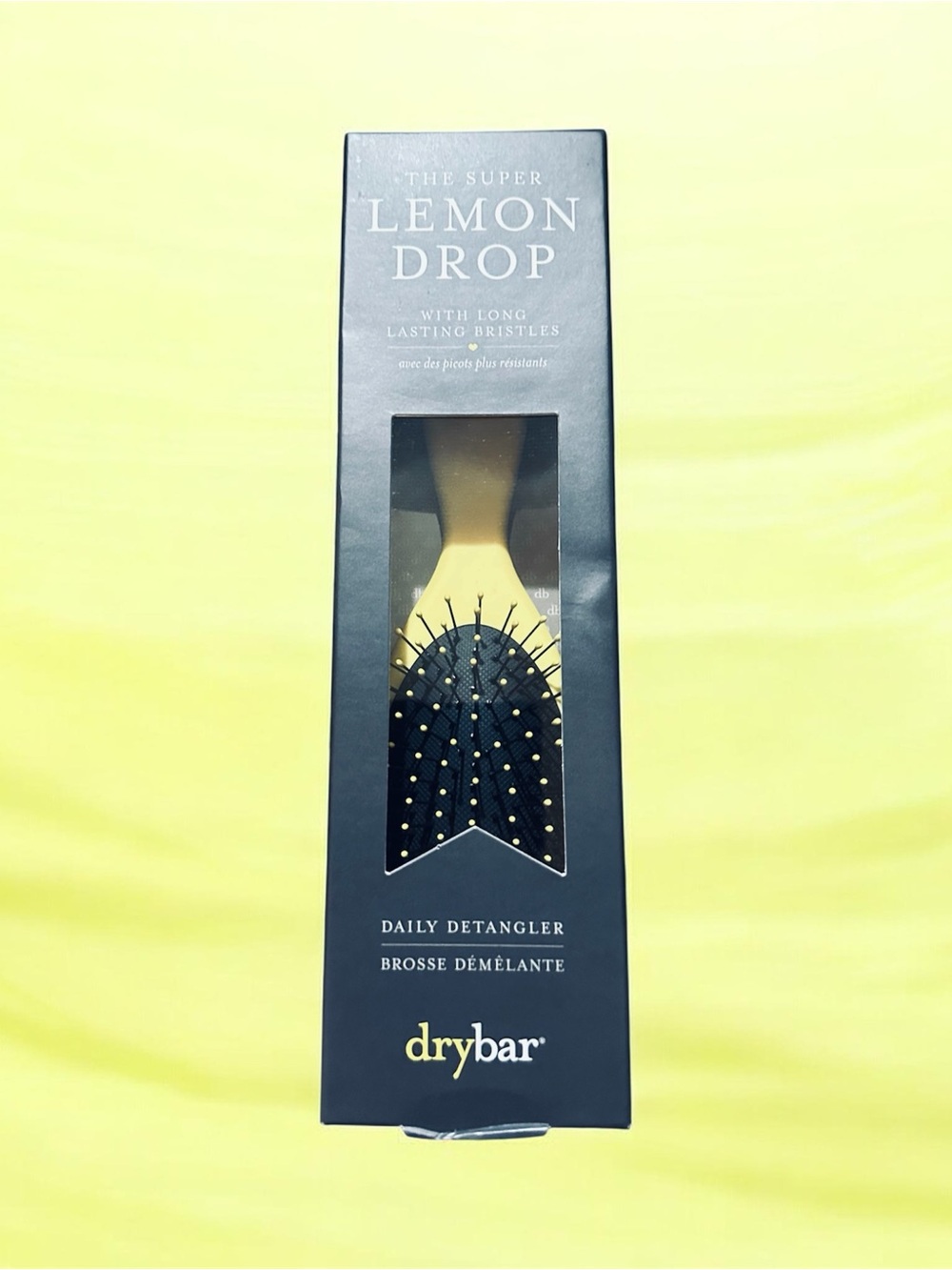 Drybar Lemon Drop Paddle Brush in Yellow and Black